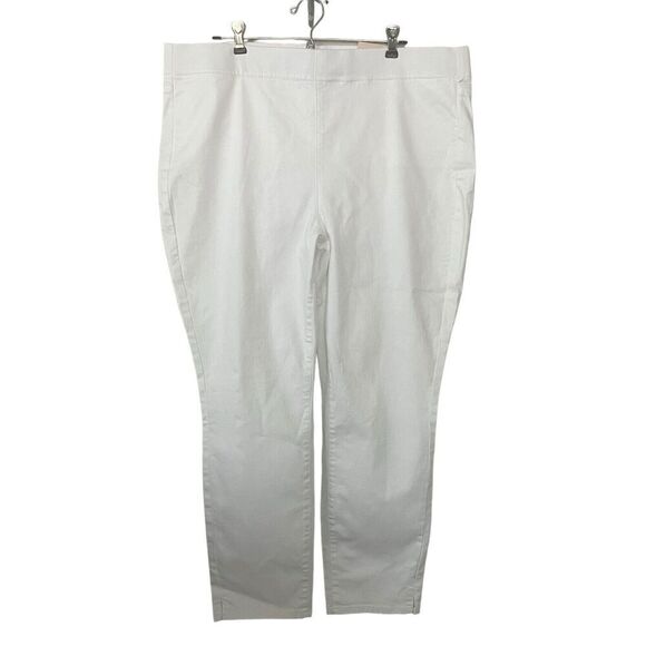 NWT NYDJ Women's Alina Jeans Size 18 Lift x Tuck Pull On Skinny Optic White - Picture 3 of 14